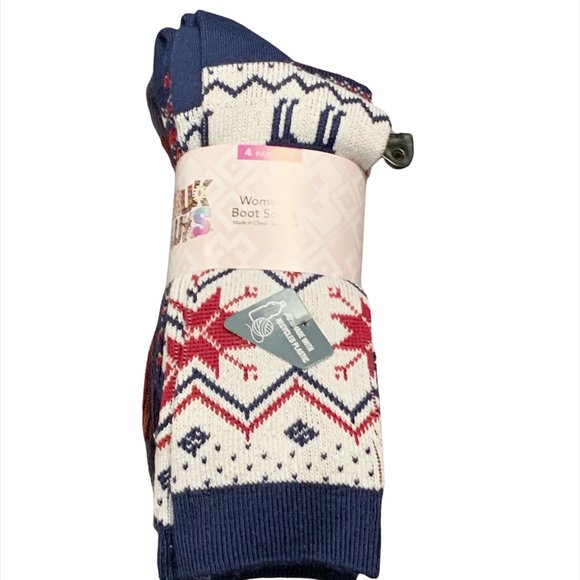 NWT Muk Luks ECO BOOT sock set - Picture 2 of 5